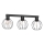 Spotlampe LAPS 3xE27/15W/230V sort