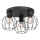 Spotlampe LAPS 3xE27/15W/230W sort