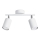Spotlampe LEMMI 2xGU10/40W/230V hvid