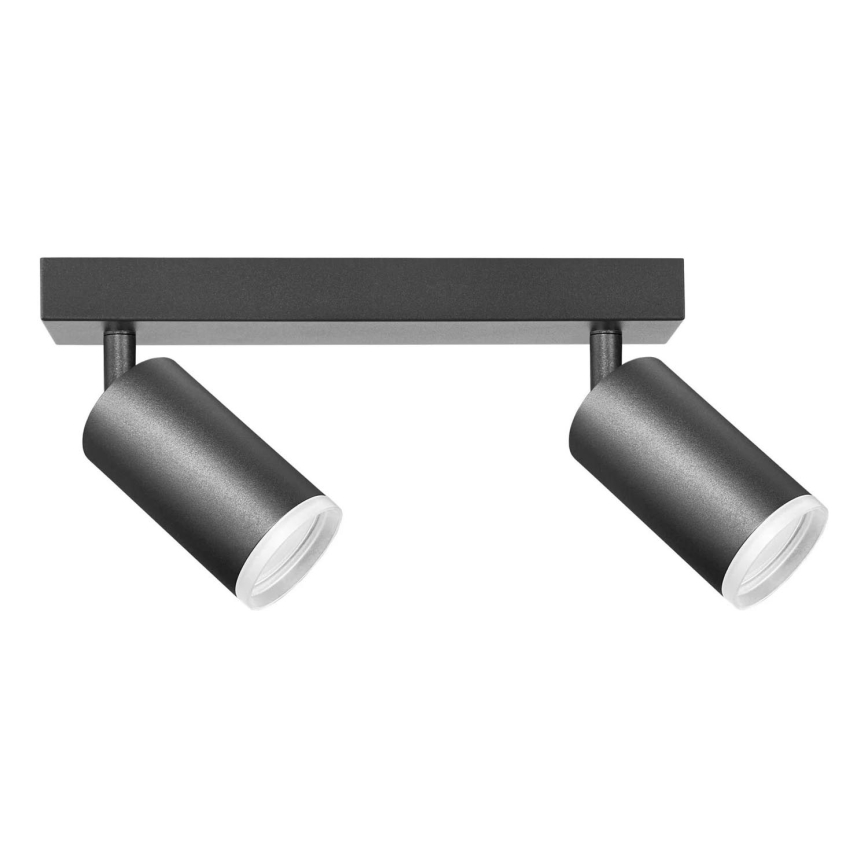 Spotlampe LONDON 2xGU10/10W/230V sort