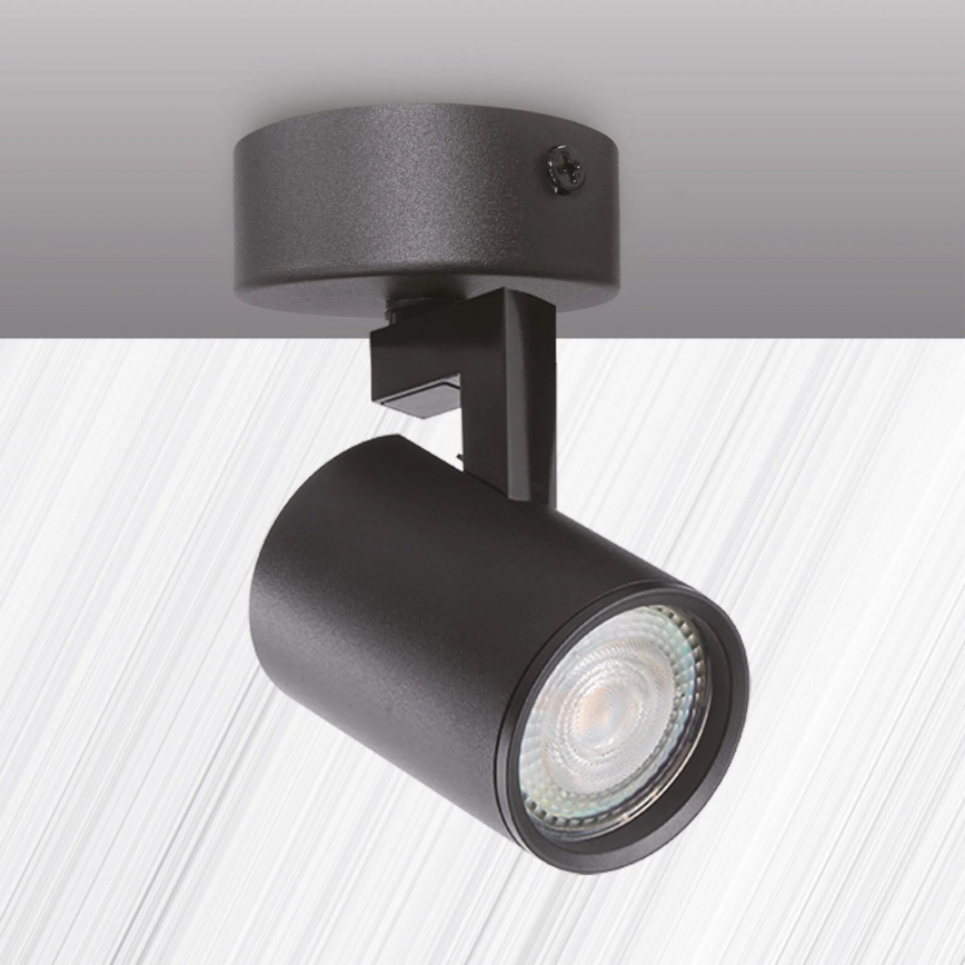 Spotlampe LYNX 1xGU10/10W/230V sort