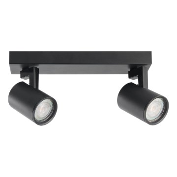 Spotlampe LYNX 2xGU10/10W/230V sort