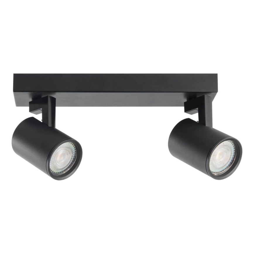 Spotlampe LYNX 2xGU10/10W/230V sort