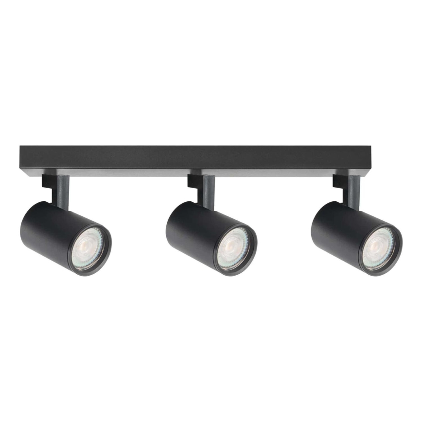 Spotlampe LYNX 3xGU10/10W/230V sort