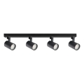 Spotlampe LYNX 4xGU10/10W/230V sort