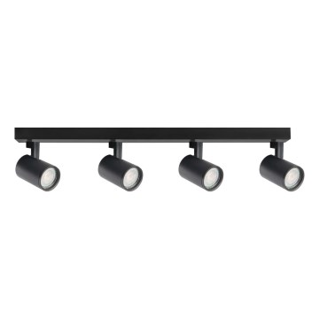 Spotlampe LYNX 4xGU10/10W/230V sort