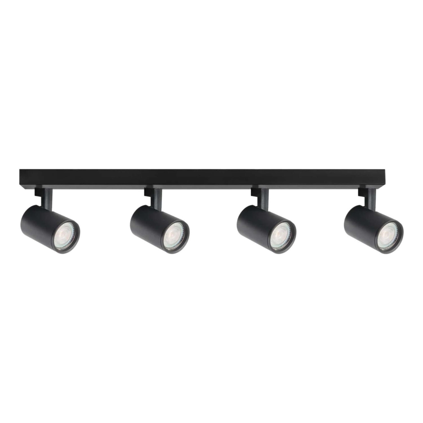 Spotlampe LYNX 4xGU10/10W/230V sort