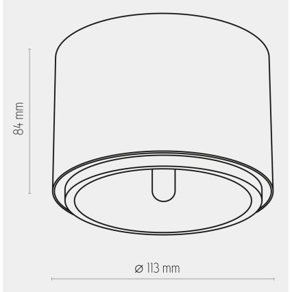 Spotlampe MORIS 1xAR111 GU10/50W/230V guld