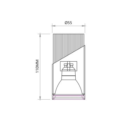 Spotlampe NEO 1xGU10/8W/230V hvid