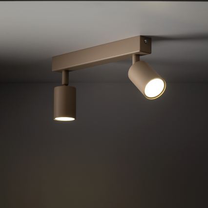 Spotlampe NEX 2xGU10/10W/230V beige