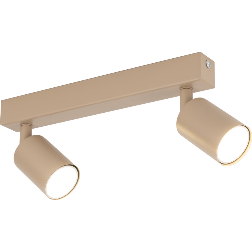 Spotlampe NEX 2xGU10/10W/230V beige