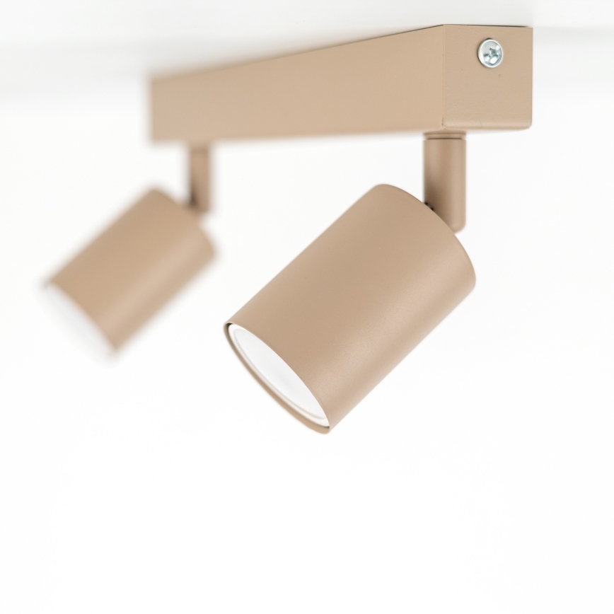 Spotlampe NEX 2xGU10/10W/230V beige