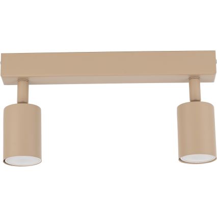 Spotlampe NEX 2xGU10/10W/230V beige