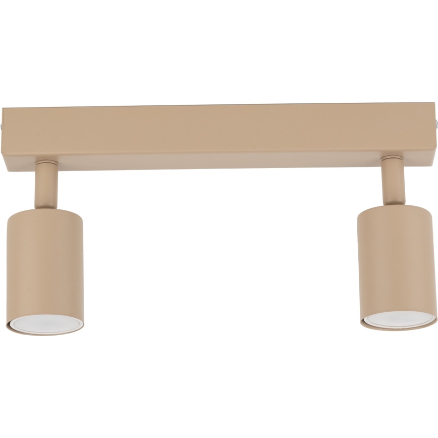 Spotlampe NEX 2xGU10/10W/230V beige
