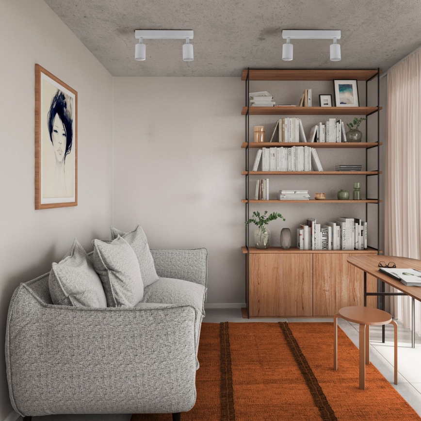 Spotlampe NEX 2xGU10/10W/230V hvid