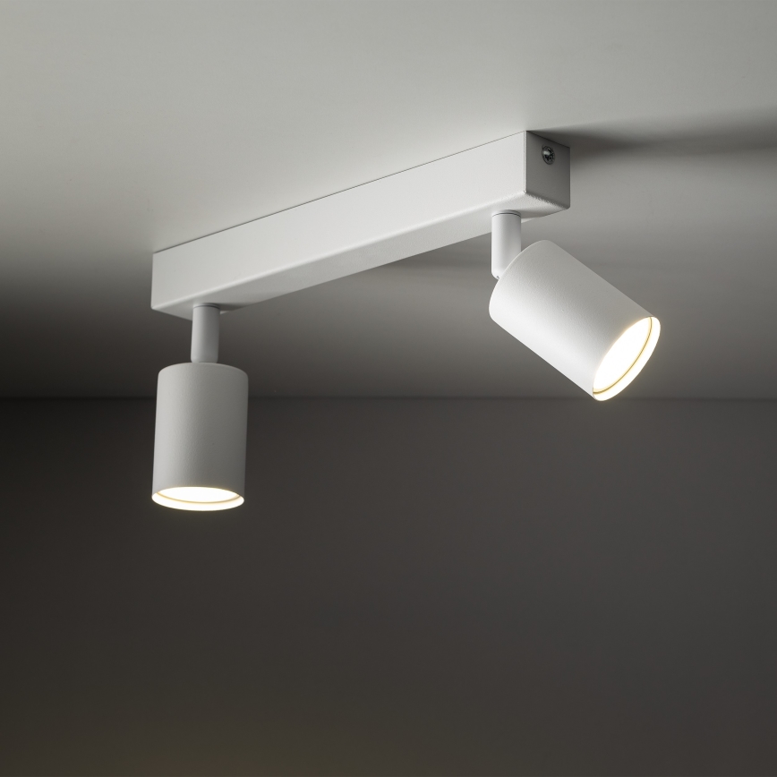 Spotlampe NEX 2xGU10/10W/230V hvid