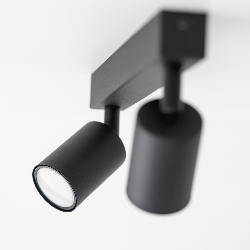 Spotlampe NEX 2xGU10/10W/230V sort
