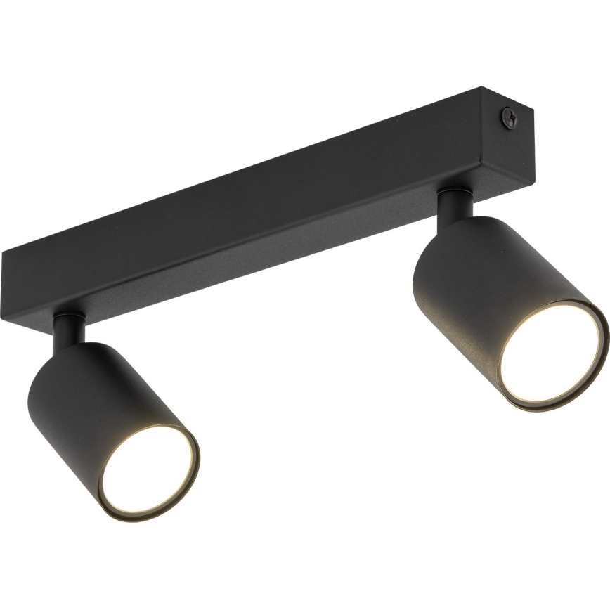 Spotlampe NEX 2xGU10/10W/230V sort