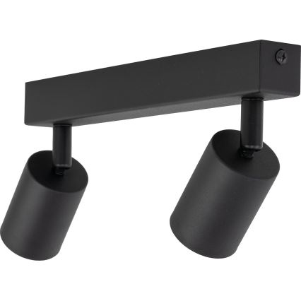 Spotlampe NEX 2xGU10/10W/230V sort