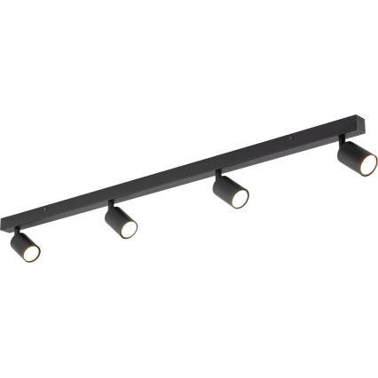 Spotlampe NEX 4xGU10/10W/230V sort