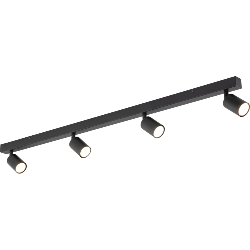 Spotlampe NEX 4xGU10/10W/230V sort