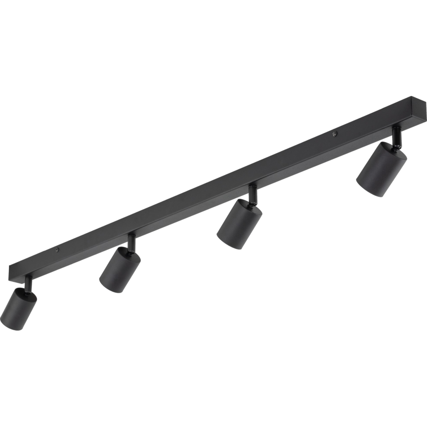 Spotlampe NEX 4xGU10/10W/230V sort