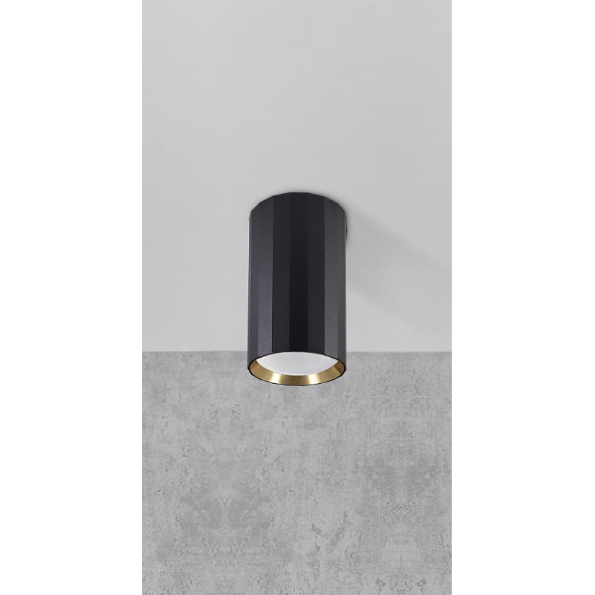 Spotlampe NICEA 1xGU10/10W/230V sort