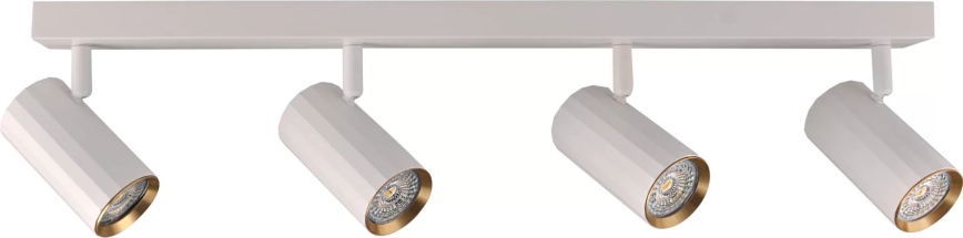 Spotlampe NICEA 4xGU10/10W/230V hvid