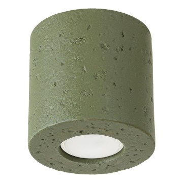 Spotlampe ORBIS 1xGU10/10W/230V beton/grøn