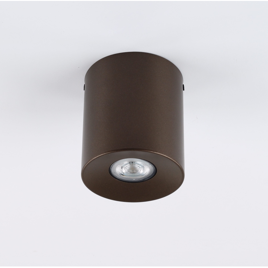 Spotlampe ORION 1xGU10/10W/230V 12,5 cm brun