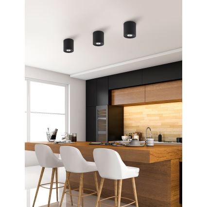 Spotlampe ORION 1xGU10/10W/230V sort