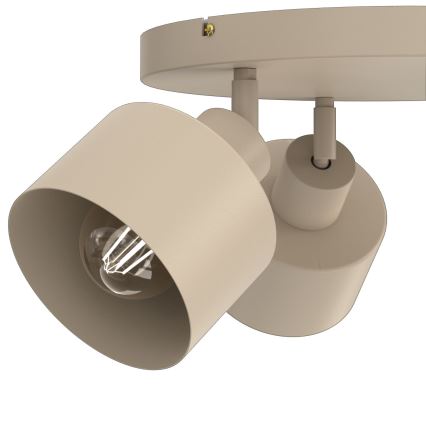 Spotlampe PARKLA 3xE27/15W/230V beige