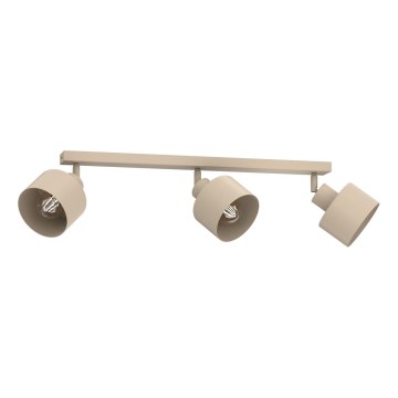 Spotlampe PARKLA 3xE27/15W/230V beige