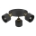 Spotlampe PARKLA 3xE27/15W/230V sort/guld