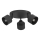 Spotlampe PARKLA 3xE27/15W/230V sort