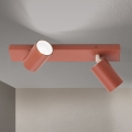 Spotlampe PENN 2xGU10/13W/230V murstensrød
