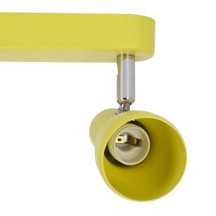 Spotlampe PICARDO 2xE14/40W/230V gul