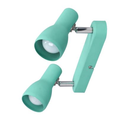 Spotlampe PICARDO 2xE14/40W/230V turkis