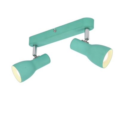 Spotlampe PICARDO 2xE14/40W/230V turkis