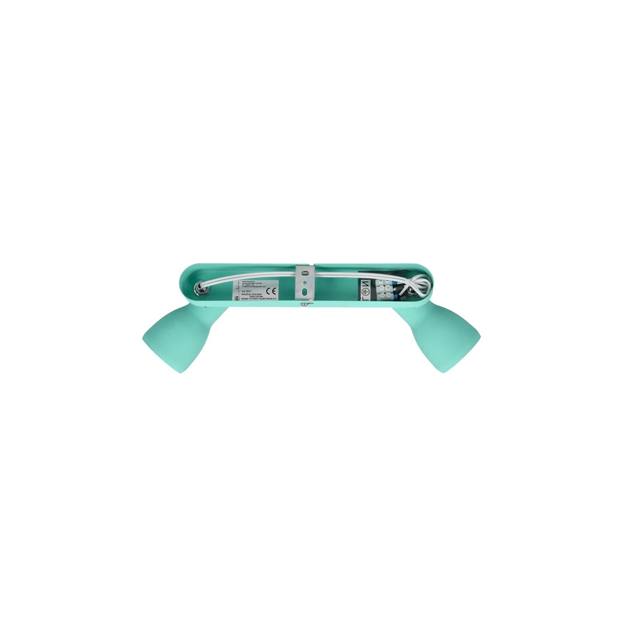 Spotlampe PICARDO 2xE14/40W/230V turkis