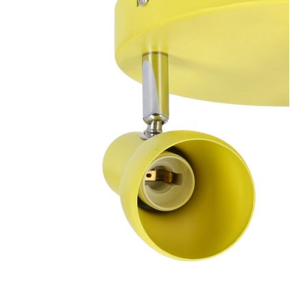 Spotlampe PICARDO 3xE14/40W/230V gul