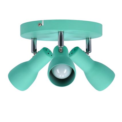 Spotlampe PICARDO 3xE14/40W/230V turkis
