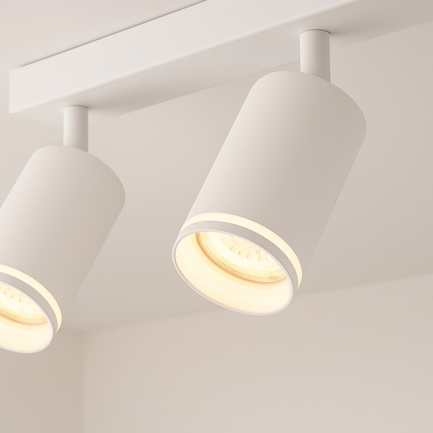 Spotlampe PIPE 3xGU10/10W/230V hvid