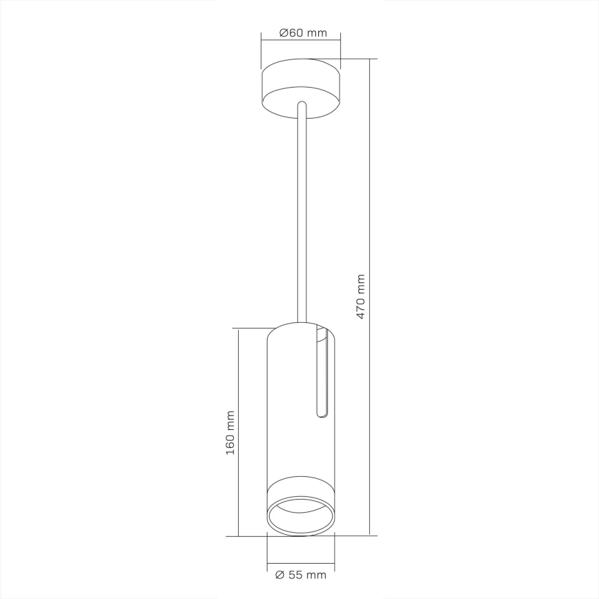 Spotlampe PORTO 1xGU10/10W/230V hvid