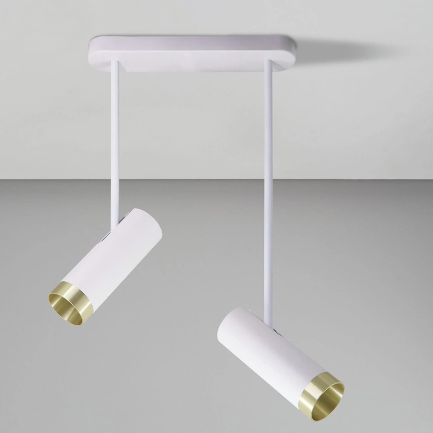 Spotlampe PORTO 2xGU10/10W/230V hvid