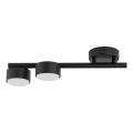 Spotlampe PUNTO 2xGX53/12W/230V sort