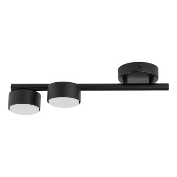 Spotlampe PUNTO 2xGX53/12W/230V sort