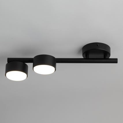 Spotlampe PUNTO 2xGX53/12W/230V sort
