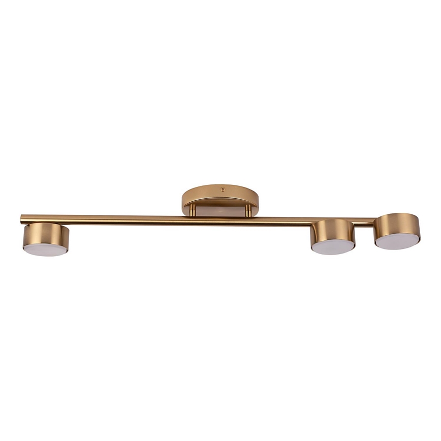 Spotlampe PUNTO 3xGX53/12W/230V guldfarvet