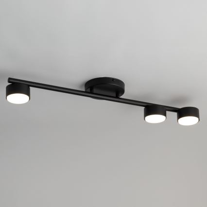 Spotlampe PUNTO 3xGX53/12W/230V sort
